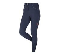 LeMieux Victoria Silicone Seat Breeches - High Waisted - Lightweight Breathable Fabric - Navy - UK12