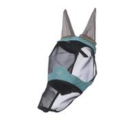 LeMieux Visor-Tek Full Fly Mask - 70% UV Protective Mesh - Breathable - Lagoon - Small