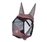 LeMieux Visor-Tek Half Fly Mask - 70% UV Protective Mesh - Breathable - Peony - XLarge