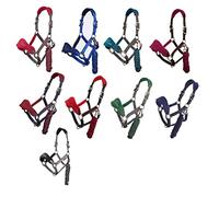 LeMieux Vogue Fleece Headcollar - Halter & Leadrope (Black - Full)