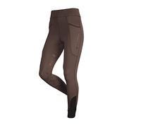 LeMieux Winter ActiveWear Seamless Pull On Breeches - Brown UK14/EU42