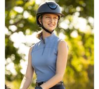 LeMieux Women's Airflow Sleeveless Base Layer - Powder Blue - Womens Horse Riding Base Layer Tops - Powder Blue - Size: UK16