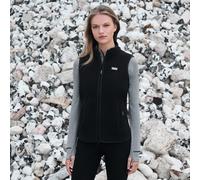 LeMieux Women's Aspen Herringbone Fleece Gilet Black - Ladies Body Warmers - Black - Size: UK16