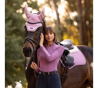 LeMieux Women's Classique Base Layer - Mallow - Womens Horse Riding Base Layer Tops - Dark Pink - Size: UK10