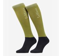 LeMieux Women's Competition Two Pack Socks - Gooseberry - Green - Size: Small
