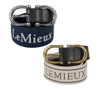 LeMieux Womens Elasticated Belt - Navy Blue Large