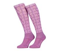 LeMieux Womens Footsie Socks - Bubble Font Fondant