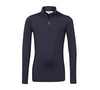 LeMieux Young Rider Base Layer Top - My Long Sleeve Athletic Thermal Shirts - Equestrian Apparel & Gear for Horseback Riding (Indigo/13-14 Years)