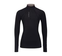 LeMieux Young Rider Classique Base Layer - Childrens Equestrian Horse Riding Long Sleeve Top - Black - 7-8years