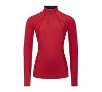 LeMieux Young Rider Classique Base Layer - Childrens Equestrian Horse Riding Long Sleeve Top - Chilli Red - 11-12years