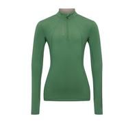 LeMieux Young Rider Classique Base Layer - Childrens Equestrian Horse Riding Long Sleeve Top - Hunter Green - 9-10years
