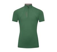 LeMieux Young Rider Classique Short Sleeve Base Layer - Childrens Equestrian Horse Riding Top - Hunter Green - 11-12years