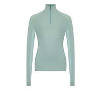 LeMieux Young Rider Hope Lightweight Base Layer - UV30+ Cooling Under Layer - Ventilated Mesh Under Sleeves - Childrens Riding Top - Aqua - 11-12years