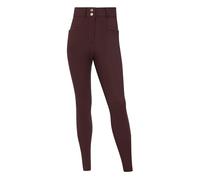LeMieux Young Rider Izzy Full Seat Breeches - Childrens Equestrian Horse Riding Trousers - Silicone Grip - Damson - 13-14years