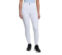 LeMieux Young Rider Izzy Full Seat Breeches - Childrens Equestrian Horse Riding Trousers - Silicone Grip - White - 7-8years