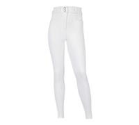 LeMieux Young Rider Izzy Knee Grip Breeches - Childrens Equestrian Horse Riding Trousers - Silicone Grip - White - 11-12years