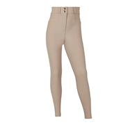 LeMieux Young Rider Izzy Knee Grip Breeches - Childrens Equestrian Horse Riding Trousers - Silicone Grip - Almond - 11-12years