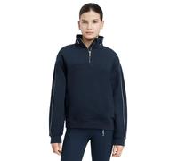 LeMieux Young Rider Kate Quarter Zip Childrens Sweater - Navy Blue 11-12 Years