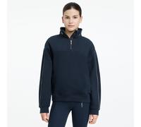 LeMieux Young Rider Kate Quarter Zip Sweater - Navy - Size: Age 13
