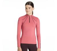 LeMieux Young Rider Mia Mesh Base Layer - Cranberry - Red - Size: Age 13