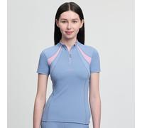 LeMieux Young Rider Mia Mesh Base Layer - Powder Blue - Powder Blue - Size: Age 13-14