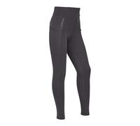 LeMieux Girls' Pull-On Breeches Young Rider Orla - Full Grip - Cinder 7-8 Years
