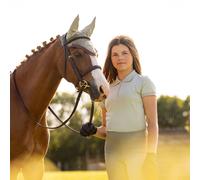 LeMieux Young Rider Polo Shirt - Light Green - Size: Age 9