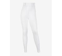 LeMieux Young Rider Remi Breggings - Full Seat Silicone Grip - Breech/Pull On Hybrid - White - 9-10years