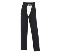 LeMieux Young Rider Stormwear Waterproof Chaps - Thermal Fleece Lining - Silicone Knee Grip - Black - 7-8years