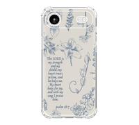 Lemifelgby Biblical Quotes Floral Phone Case Compatible with iPhone Air, Bible Sayings Phone Cover for iPhone Air