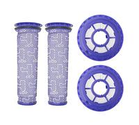 Lemige 2 Pack Post Filters & 2 Pack Pre Filters Replacement for Dyson DC41 DC65 DC66 UP13 UP20 UP30 Animal, Multi Floor and Ball Vacuum Ball Animal 2 Ball Animal 3, Compare to Part 920769-01&920640-01