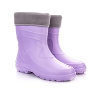 Lemigo Damen Gummistiefel Jessy 800 (Pink 257C / Grau, 39), 6 UK