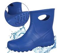 Lemigo Garden Set Women Blue Wellingtons + Gardening Floral Gloves