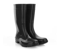 LEMIGO Ilse Women's Wellington Boots High Rain Boots, black, 9 UK
