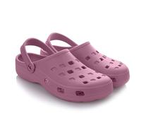 LEMIGO Lightweight Garden Clogs Men Women Eva Garden Clogs Summer Slippers G. 3-13 EU, Lemigoose, Dark pink, 6 UK