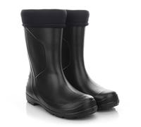 LEMIGO Women's Very Light EVA Foam Rain Boots with Lining Dakota 36-42 EU, black, 7 UK