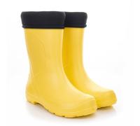 LEMIGO Women's Very Light EVA Foam Rain Boots with Lining Dakota 36-42 EU, yellow, 4 UK