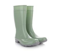 LEMIGO Ilse Women's Wellington Boots High Rain Boots, mint, 8.5 UK