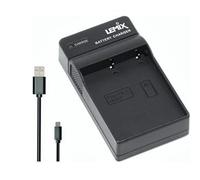 Lemix (BLH1) Ultra Slim USB Charger Compatible with Olympus BLH-1 / PS-BLH1 Battery and listed Olympus OM-D cameras