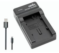 Lemix (CAN-BP808) Ultra Slim USB Charger Compatible with Canon BP-808 / BP-809 / BP-819 / BP-820 / BP-828 Batteries and Listed CANON Legria & Vixia Series Models