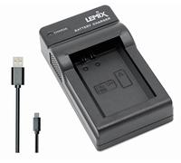 Lemix (FW50) Ultra Slim USB Charger Compatible with Sony NP-FW50 Battery and Listed Alpha, NEX & SLT Series Cameras