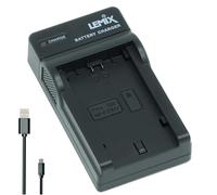 Lemix (FZ100) Ultra Slim USB Charger Compatible with Cameras Using Sony NP-FZ100 Battery inc. Alpha A1 A7 III A7AC A7C A7CII A7RIII A7RIV A7RV A7SIII, A9 A9II A9III, A6600, A6700, FX3 FX30, ZVE1