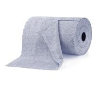 LEMLIT Disposable Dish Cloths - 2 Rolls Microfiber Reusable Cleaning Rag All Purpose Cloth Hand Towel for Kitchen - 40 Count Total (Blue)