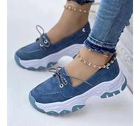 LEMMAN Women Casual Walking Sneaker Orthopedic Arch Diabetes Support,Women's Comfy Orthotic Sandals,Orthopedic Sneakers for Women (Blue,6)