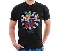Lemmings Retro Japanese Men's T-Shirt Black