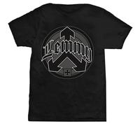 Lemmy Men's Arrow Logo Cotton T-Shirt in Black | Size: Medium Lemmy Black M