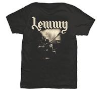 Lemmy Men's Lived To Win Back Print T-Shirt in Black | Size: Small Lemmy Black S