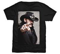 Rock Off Trade T-Shirt Lemmy - Pointing Photo - Unisex Black S