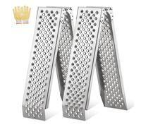 LEMNISCATE Loading Ramps, Portable Aluminum Ramps, 1500lbs Capacity per Pair, Truck Ramp for Lawn Mower, Motorcycles, Trailers, Dirt Bikes, Carts, 63''L x 8.5''W