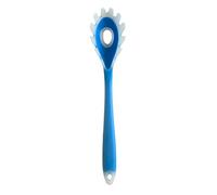 LEMNUY Spaghetti Fork Server, Silicone Pasta Spoon Utensil, Blue